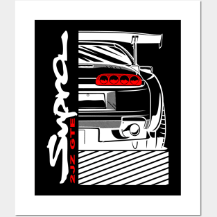 Supra Turbo 2JZ GTE Posters and Art